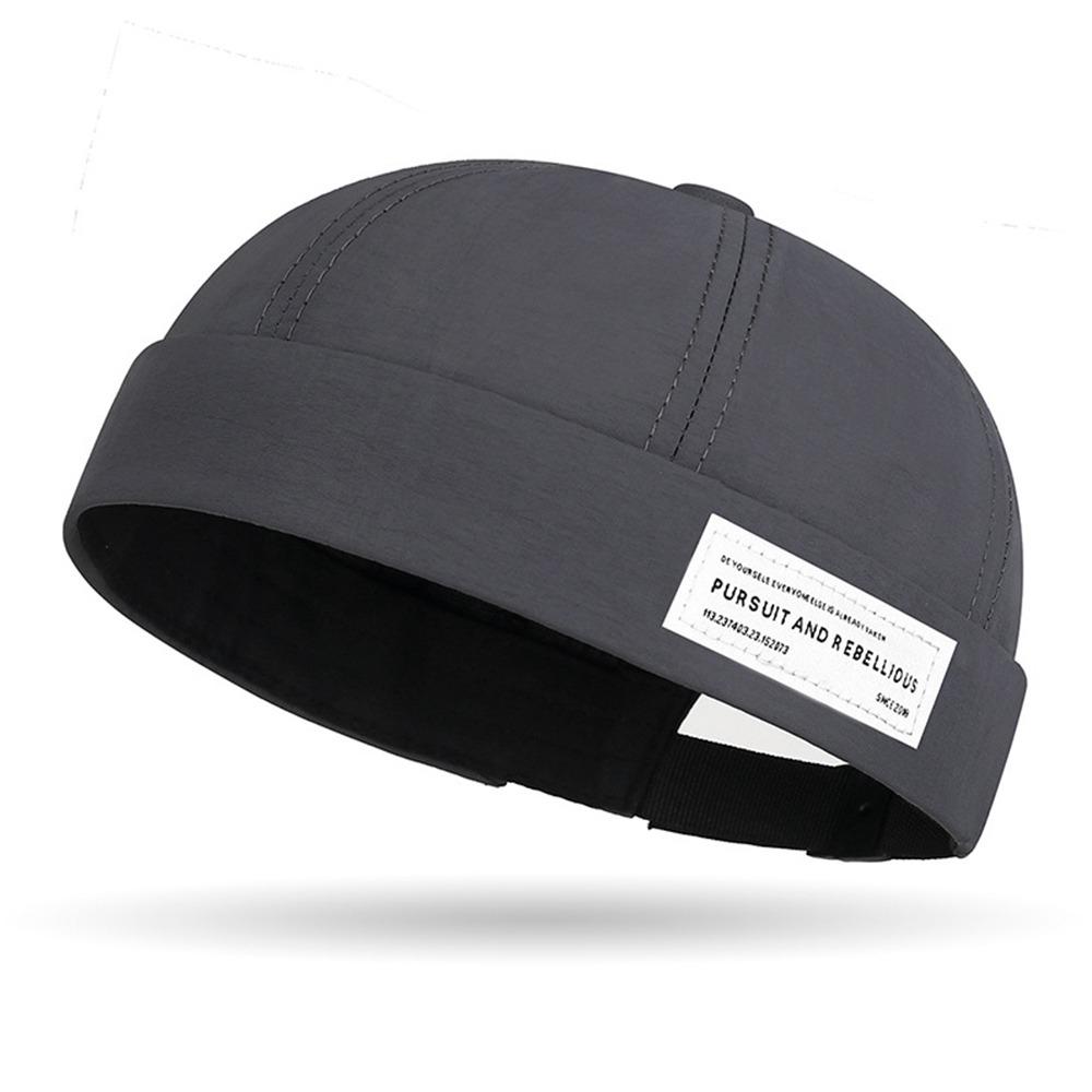 Versatile Unisex Sun Hat Rolled Cuff Harbour Hat Street Lightweight Newsboy Cap for Men