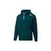 Puma Sportstyle Series Drawstring Printed Logo Hoodie Long Sleeve Men Tops Green 672471-24