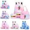 3Pcs/set Anime Dragon Ball Carrying Bag for Girl Boy Back To Schoolbag with Lunch Bag Student Daily Book Bag Men Women Outdoors Picnic Bag Mochila