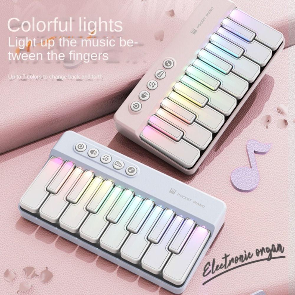 Learning Music Mini Electric Keyboard Multifunctional Electronic Musical Toys  Girls/Boys