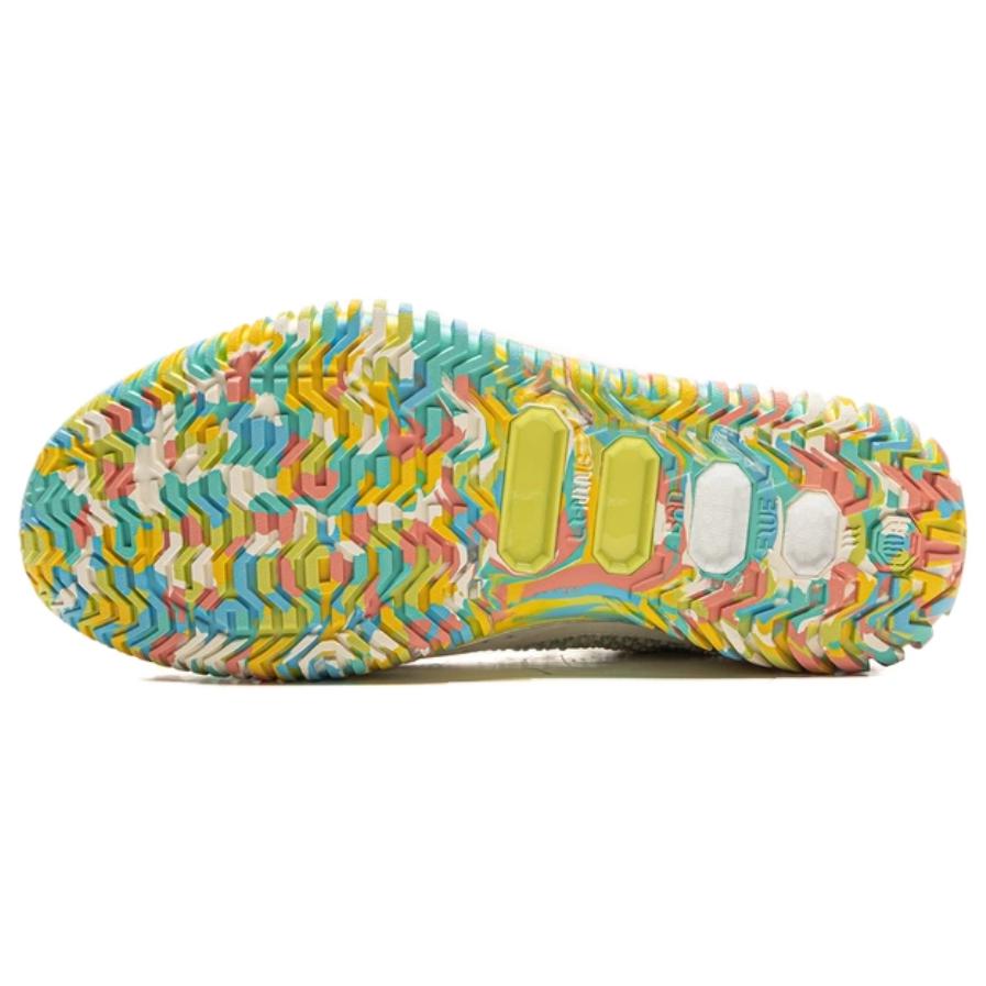 Li Ning BadFive 3 Low Синтетическая кожа, Амортизация TPU, Износостойкие Низкие Баскетбольные кроссовки Унисекс Бежевый ABFU005-72