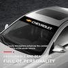 blkz8 1pcs Car front window shade decorative sticker Accessories Fit For Chevrolet Silverado Impala Malibu Equinox Cruze Blazer Spark
