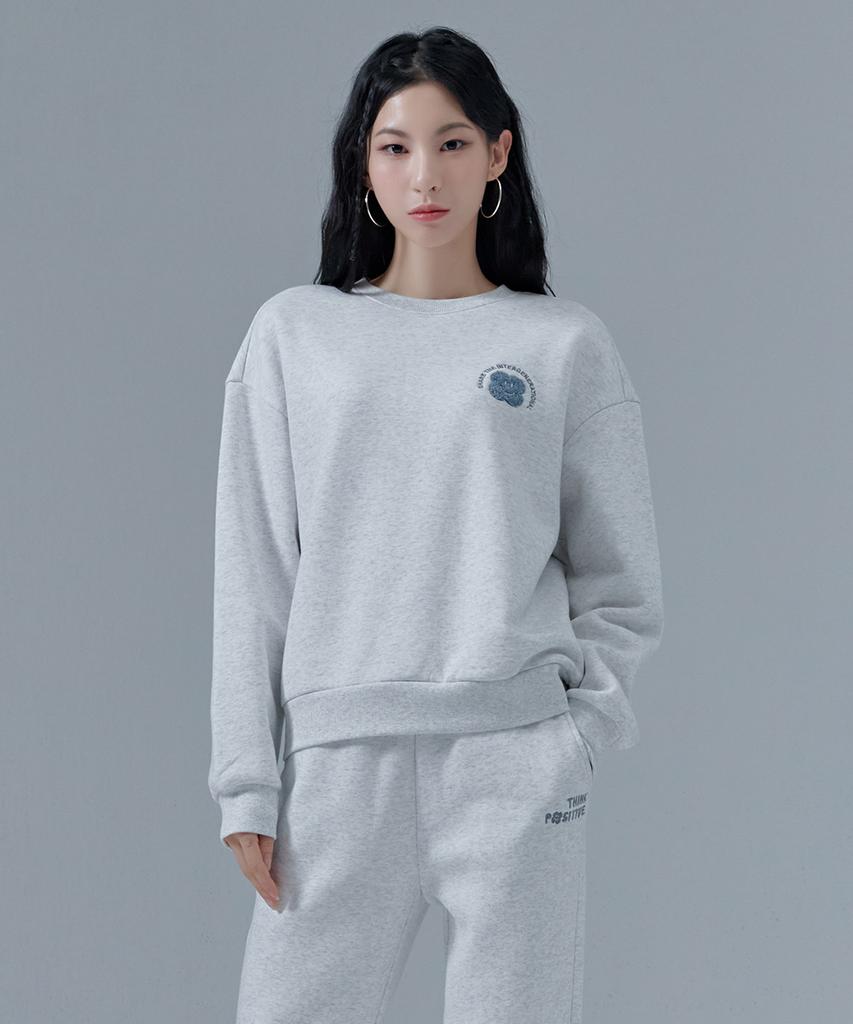CHASECULT Women'S Brushed Boucle Point Sweatshirt-Cfrg5172D0B