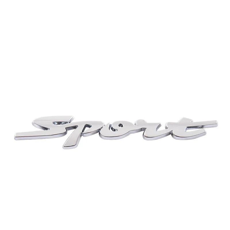 3D Metal Sport Logo Car Letters Fender Trunk Emblem Badge Decal Car Sticker