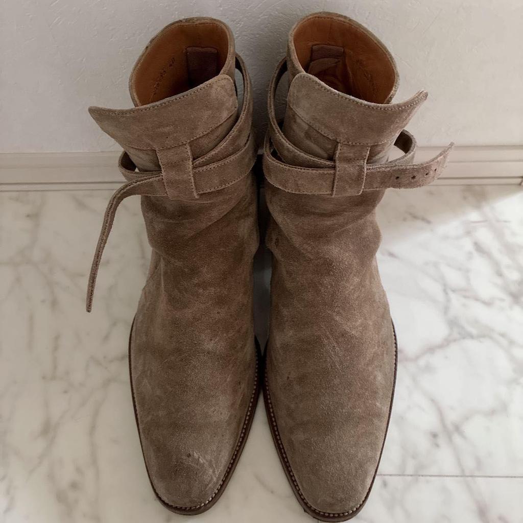 Б/у ботинки-жокейки SAINT LAURENT Wyatt 30