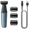 [.co.jp Exclusive] Philips Body Trimmer 3000 Series Shaver Groomer (Can Be Used In the Bath, Comes with 3 Types of Attached Combs: 3mm, 5mm, 7mm, for
