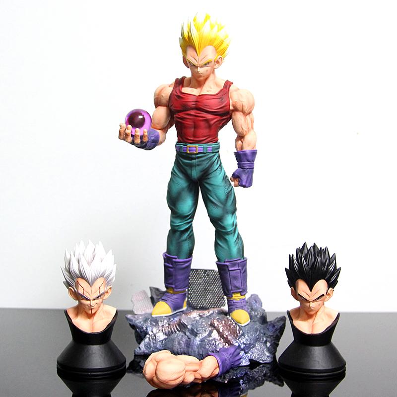 В наличии Фигурки GT Веджеты Dragon Ball Super Саян Статическая Модель Статуэтка Несколько Сменных Головы Резьба Сюрприз Подарок Игрушка