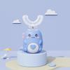 Children U-shaped Electric Toothbrush 360 Degrees Smart Cartoon Kids silicone Toothbrush Automatic Rechargeable Sonic Toothbrush