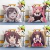 Cat Girl Cute N-NekoparaS Pillow Case Anti-dustmite Invisible Zipper Sofa Bed