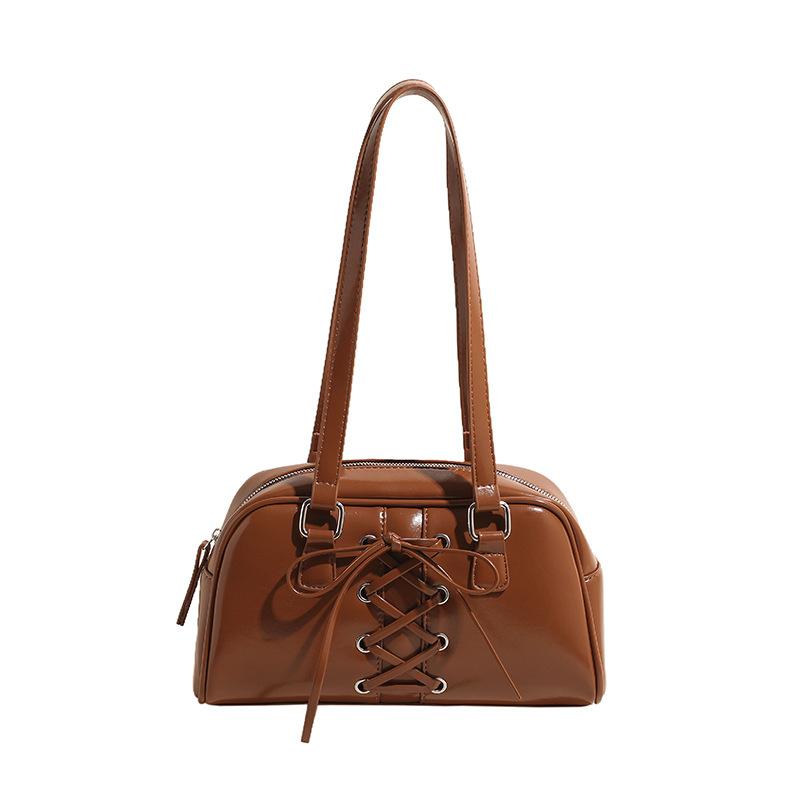 Сумка под мышкой Bow Spice Girl Женская 2025 Новая Осенне-зимняя сумка-тоут На плечо Сумка-боулинг Подушка Сумка для поездок