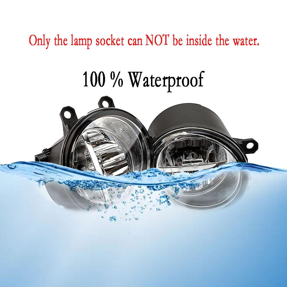 Противотуманные фары светодиодные для Lexus GS ES RX Противотуманные фары для Toyota Corolla Camry Verso S Avalon Avensis Ractis RAV4 Hilux C-HR Auris Yaris