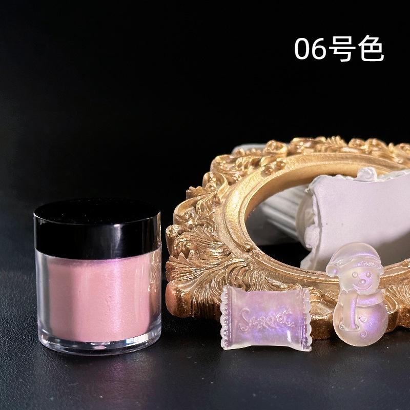 5 г/кор. Пудра для ногтей Aurora, жемчужный блеск для ногтей, эффект неоновой пыли, хромированный дизайн ногтей, Русалка, Радуга AB, цветная пудра, украшение