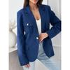 Tooxika Autumn And Winter New Long-sleeved Single-breasted Solid Color Suit Jacket For Women