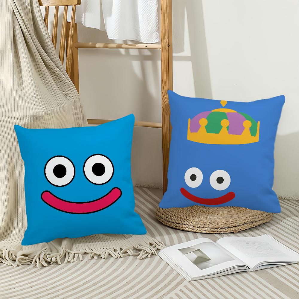 Мультяшный Слайм Dragon Quest Детская Наволочка Офисные Подушки Подходят для Дивана Машины Спальни Декоративная Наволочка