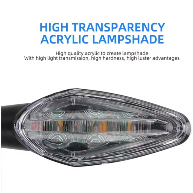 Мотоциклетный указатель поворота Янтарный индикатор Универсальный Водонепроницаемый Мотоцикл Скутер Предупреждение Задние Задние Фонари Ходовой Огонь Доступ