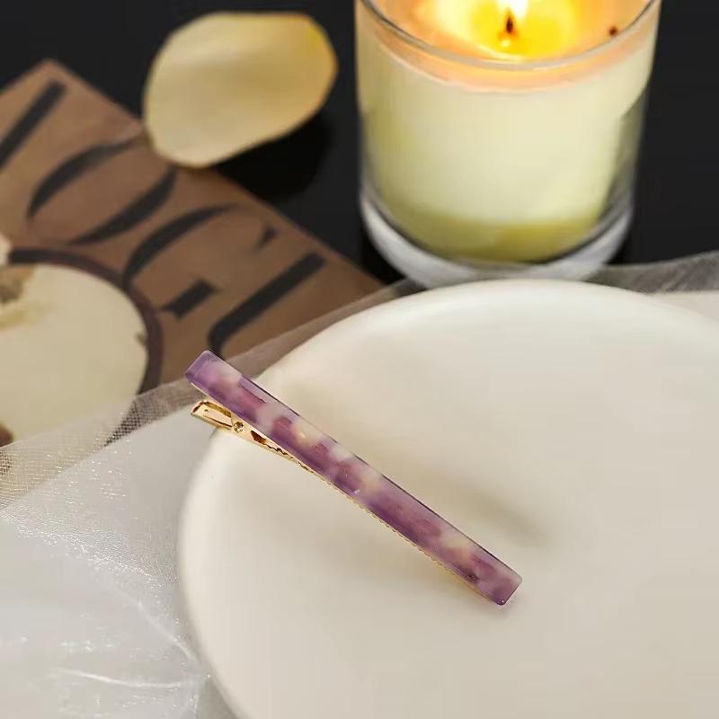 1 шт. модные заколки-аллигаторы из ацетатного цинкового сплава, заколки для волос, простые прямоугольные заколки для волос, головные уборы, женские аксессуары для волос