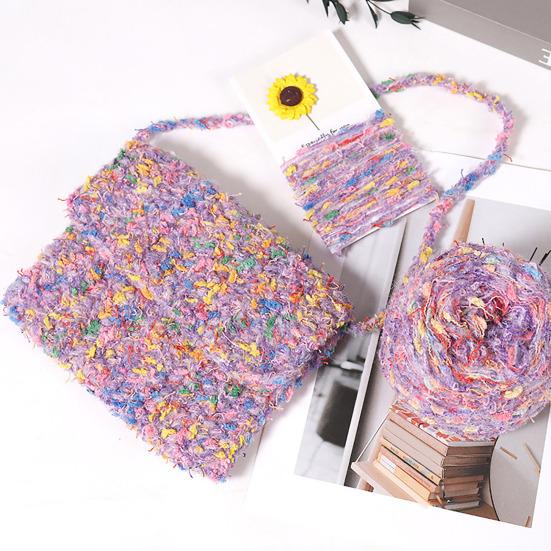 Пряжа для художественного плетения, пряжа ручной работы, цветная пряжа для рукоделия, для ювелирных изделий