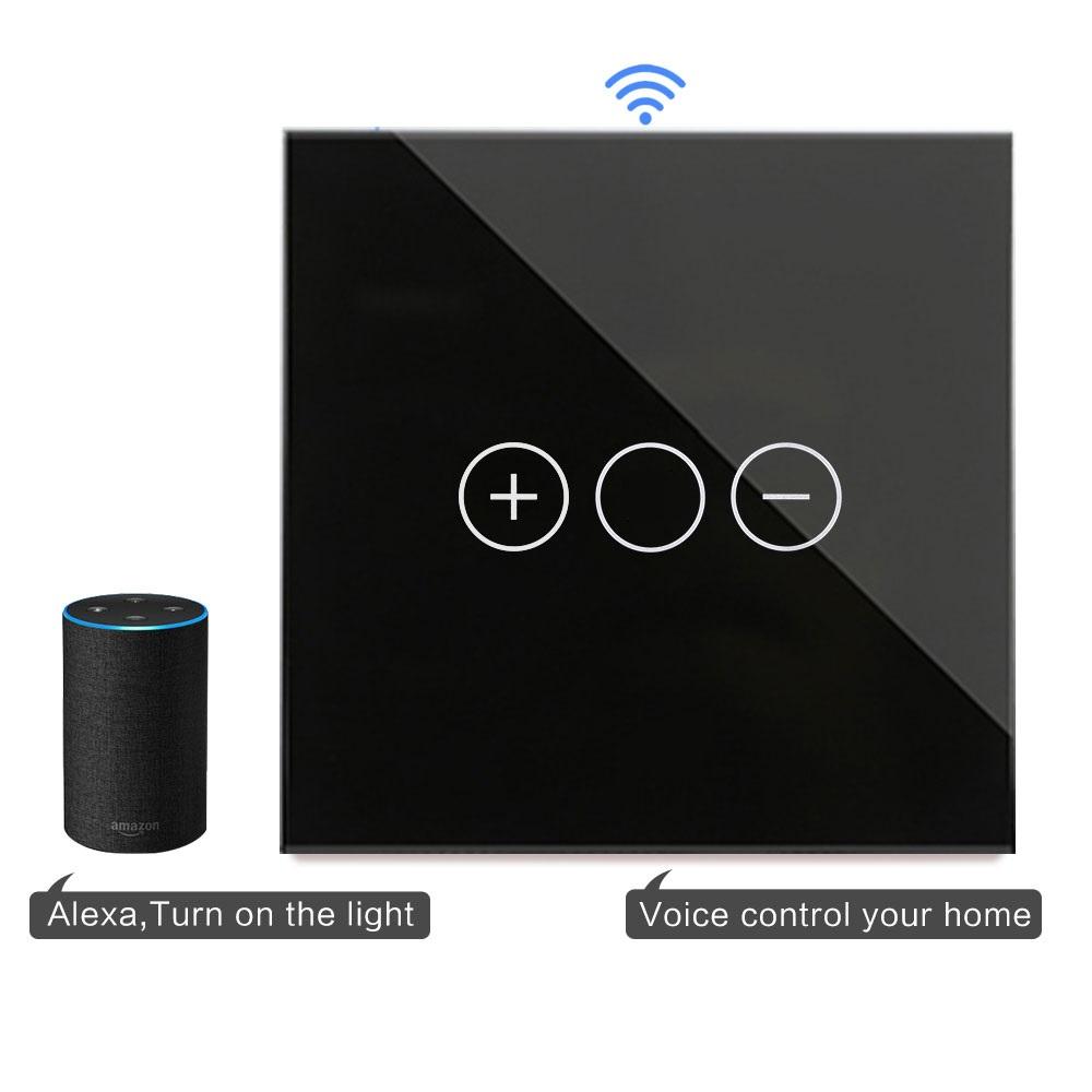Умная Wi-Fi розетка-диммер Alexa, настенный выключатель света с датчиком движения, для американского рынка