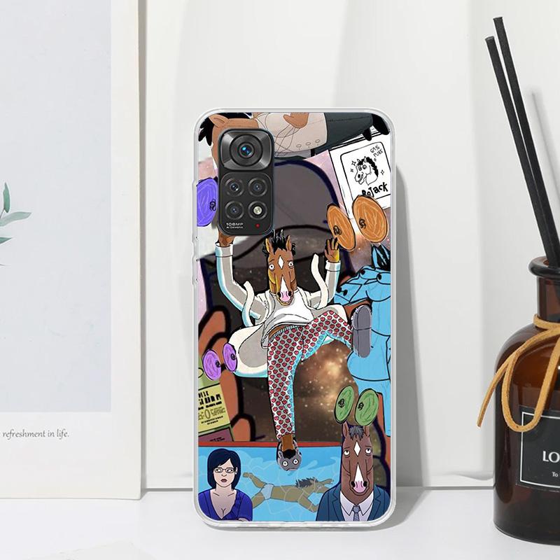 Cartoon B-BoJack Horsemans Phone Case For Xiaomi Redmi Note 15 13 14S 14 Pro Plus 12S 11S 10S 12 11E 10 11T Art Fundas Back Cove