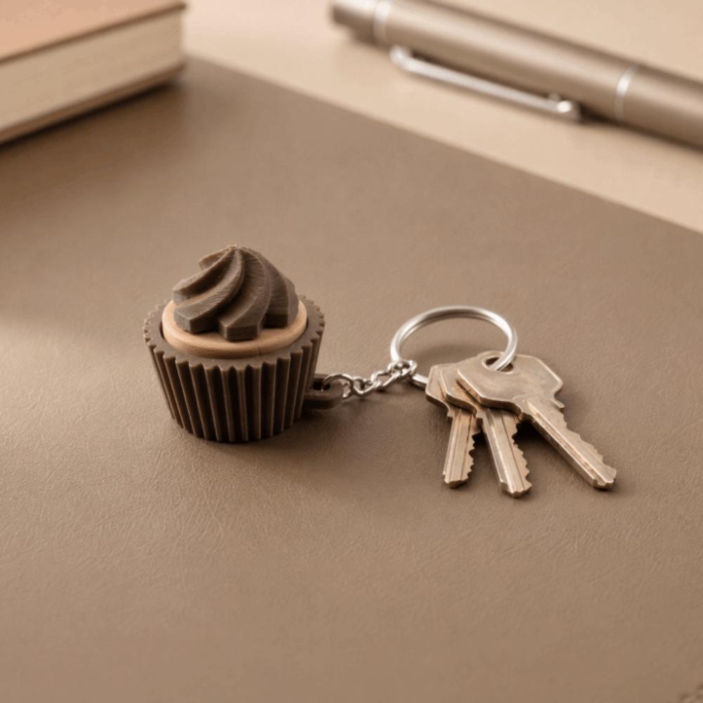 Simulation Finger Button Pendant Food Funny Calming Keychain Children Adults