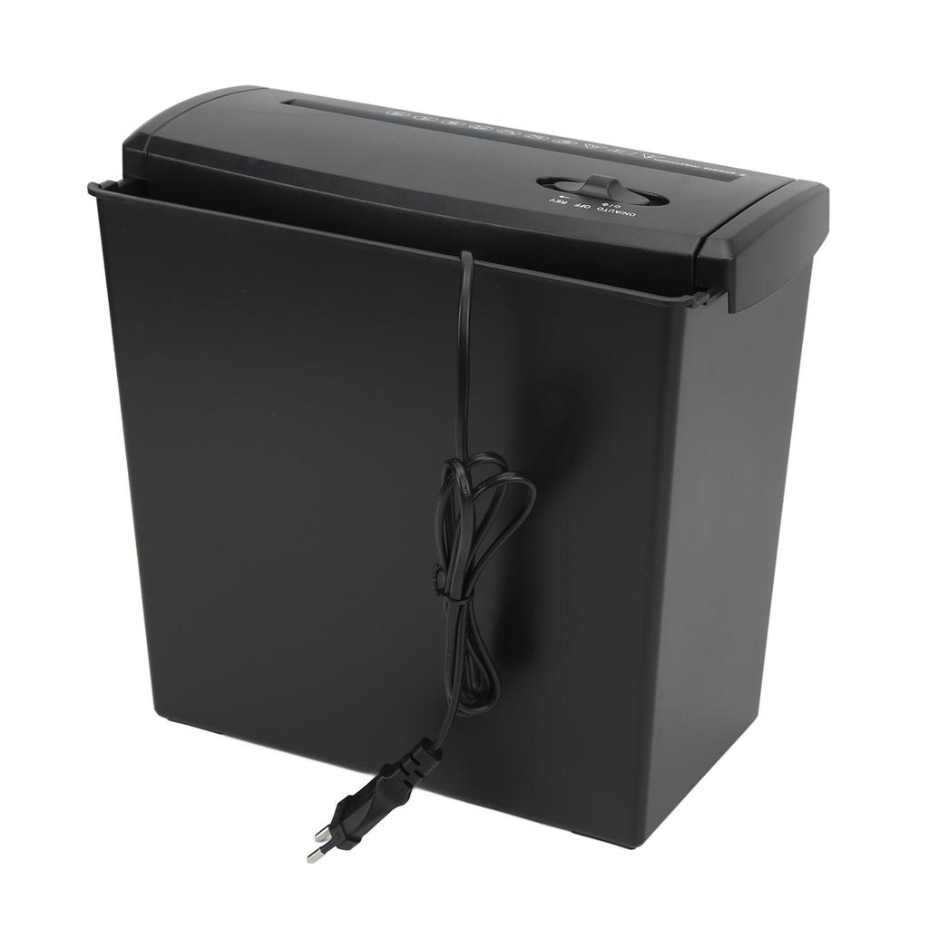 Electric Paper Shredder 10L Small Size 5 Sheets Strip Shredded Shredder for Home Office