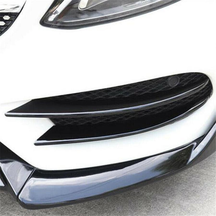 4 декоративные накладки на фары и противотуманные фары для Mercedes-Benz C-класса