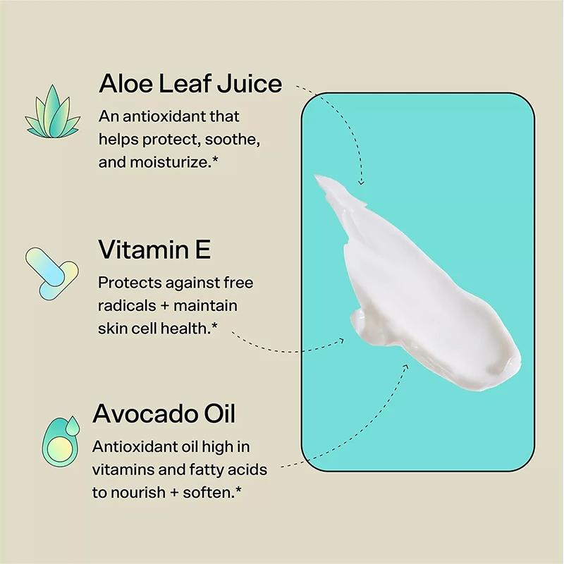 50 мл пузырьковый увлажняющий крем для лица восстанавливающий питательный сухой кожи витамин Е + гель алоэ вера средство по уходу за кожей