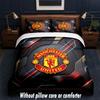 Дизайн Manchester United Постельное белье 1 пододеяльник + 2 наволочки Мягкое дышащее домашнее постельное белье