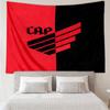 1PC Red And Black Sport Emblem Printed Tapestry Room Decoration Wall Hanging for Living Room Bedroom, dormitory, Birthday and Christmas gifts