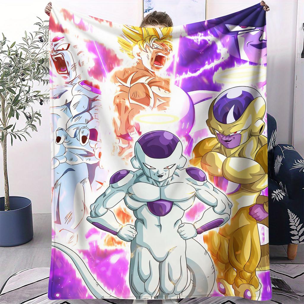 Горячий японский аниме Dragon Ball одеяло мультяшное мягкое фланелевое плед для кроватей спальни дивана пикника, покрывало для отдыха на открытом воздухе, подарок