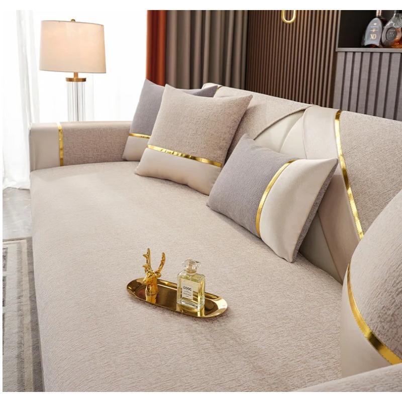 Чехол для дивана из плотной ткани в форме буквы I, чехол для сиденья, полотенце для дивана, пылезащитный чехол для полотенец, диваны для гостиной, декор для стула, коврик для 3-местного сиденья