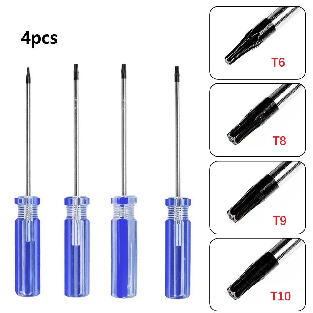 Набор отверток Torx T6 T8 T9 T10, отвертки Torx Security T8H TR9 TR10, совместим с геймпадами серий S и X PS4 PS5, для ремонта