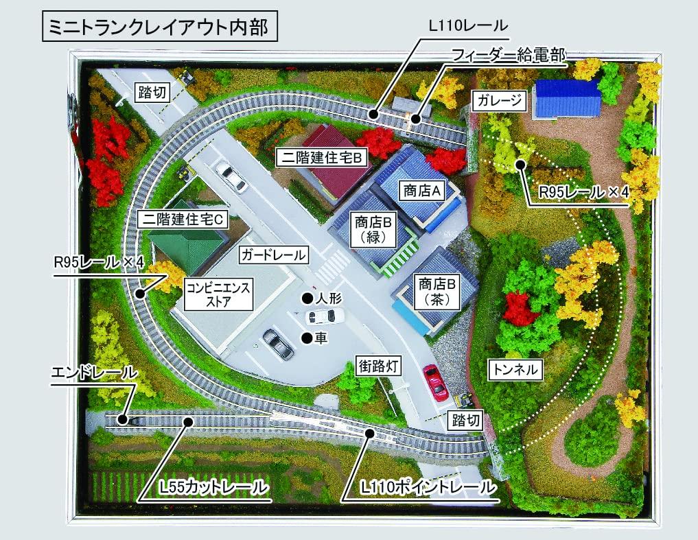 Rokuhan Z Gauge Mini Trunk Layout Tunnel Lighting Type Railway Model Supplies & S063-4