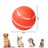 Мяч для собак Bateruni, автоматическая движущаяся собака с USB-пультом, два рабочих электрических питомца, диаметр маленький, средний, большой, оранжевая игрушка, вращение, светящийся, мяч,