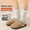 Woolen Socks for Women's Autumn and Winter, Thickened Mid-calf Socks, Warm Sleep, Anti-odor Postpartum Socks, and Long Socks