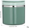 Stainless steel thermal insulation food tank portable thermal insulation lunch box pink 1L