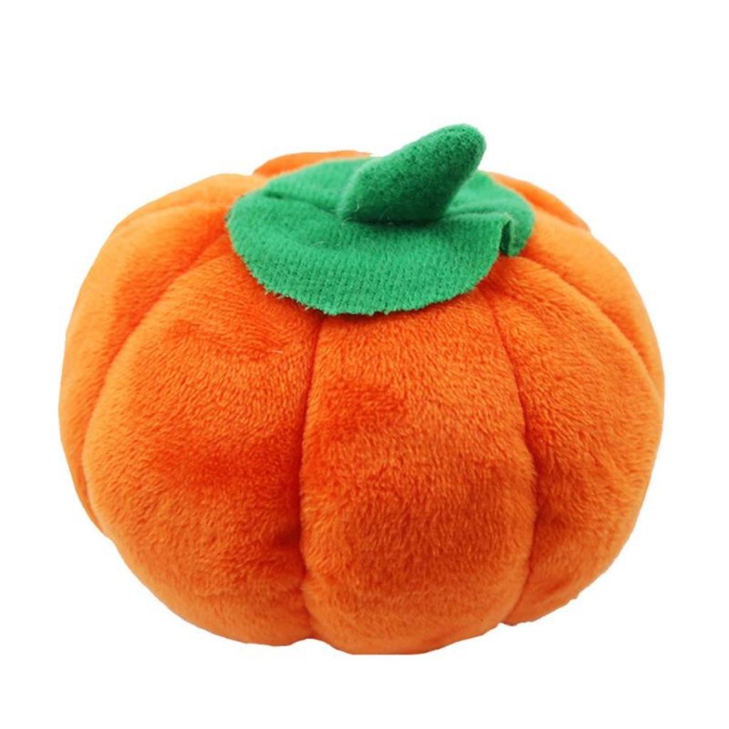 Stress Relief Pet Plush Toy Colorful Cartoon Fruit Animal Shape Bite-resistant Sounding Doll Molar