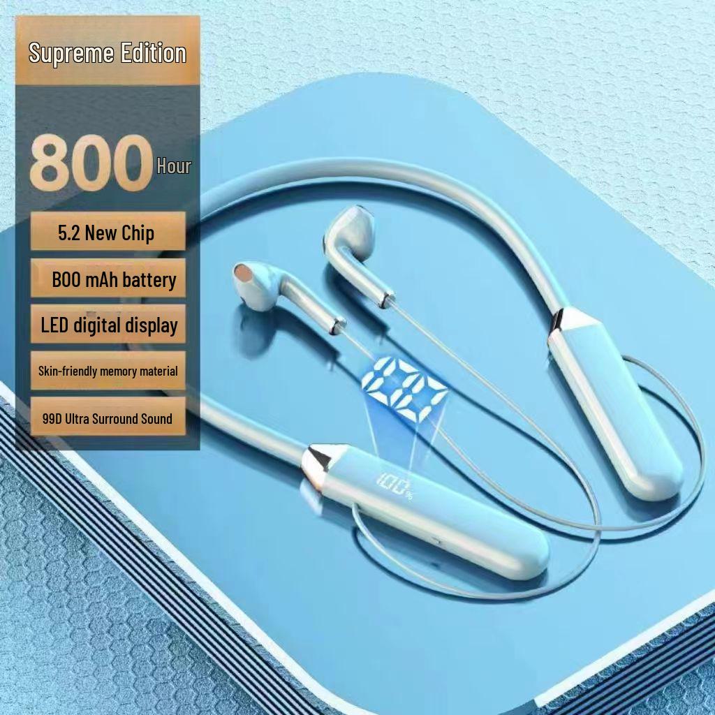 Wireless Neckband Earbuds with Long Battery Life & Deep Bass