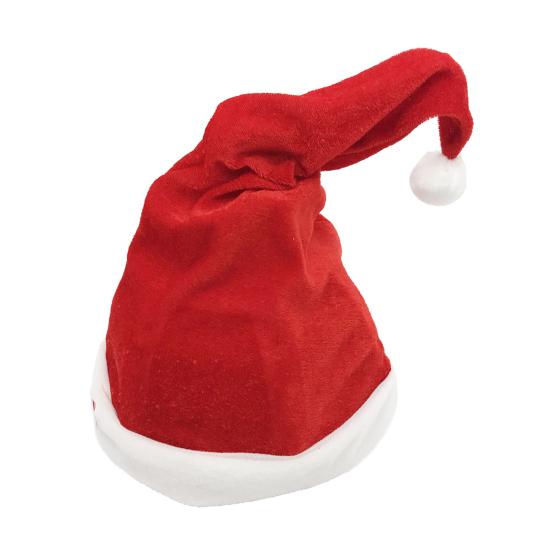 Electric Christmas Hat Plush Singing Dancing Santa Hat Funny Light Up Swing Velvet Hat for Xmas New Year Party Supplies