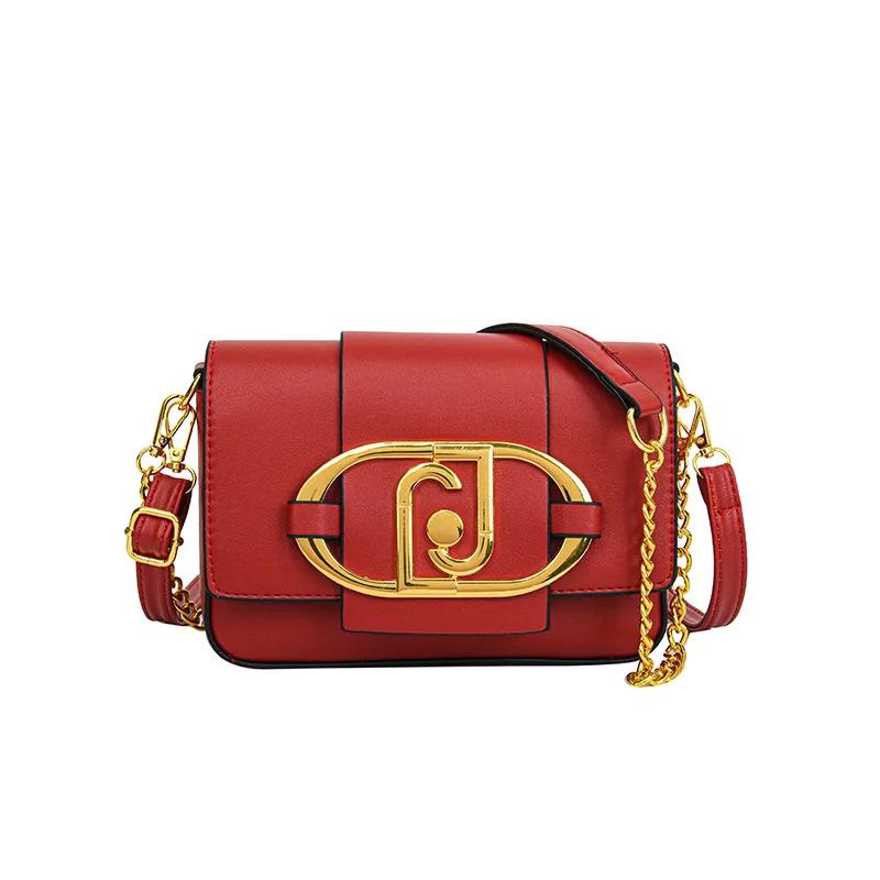 Многофункциональная сумка через плечо с металлической пряжкой и цепочкой для женщин, сумка через плечо с замком, роскошный дизайн, квадратные сумки, новая мода