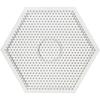 Midi Transparent Ironing Beads Board - Hexagon - 15 X 15 Cm