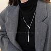 Minimalist Water Drop Necklace: Long Chain Clavicle Design for Women, Autumn/Winter 2024