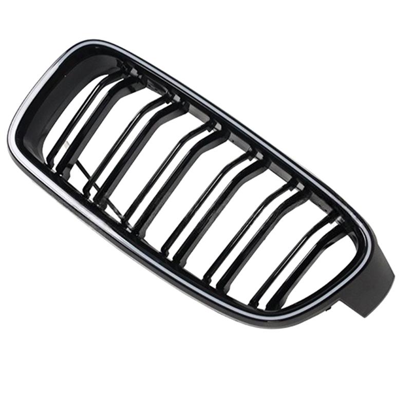 Racing Style Led Light Front Grille For BMW 3 Series F30 F31 Kidney Grille 320Li 325I 328I 335I 2013-2019 Car Accessories