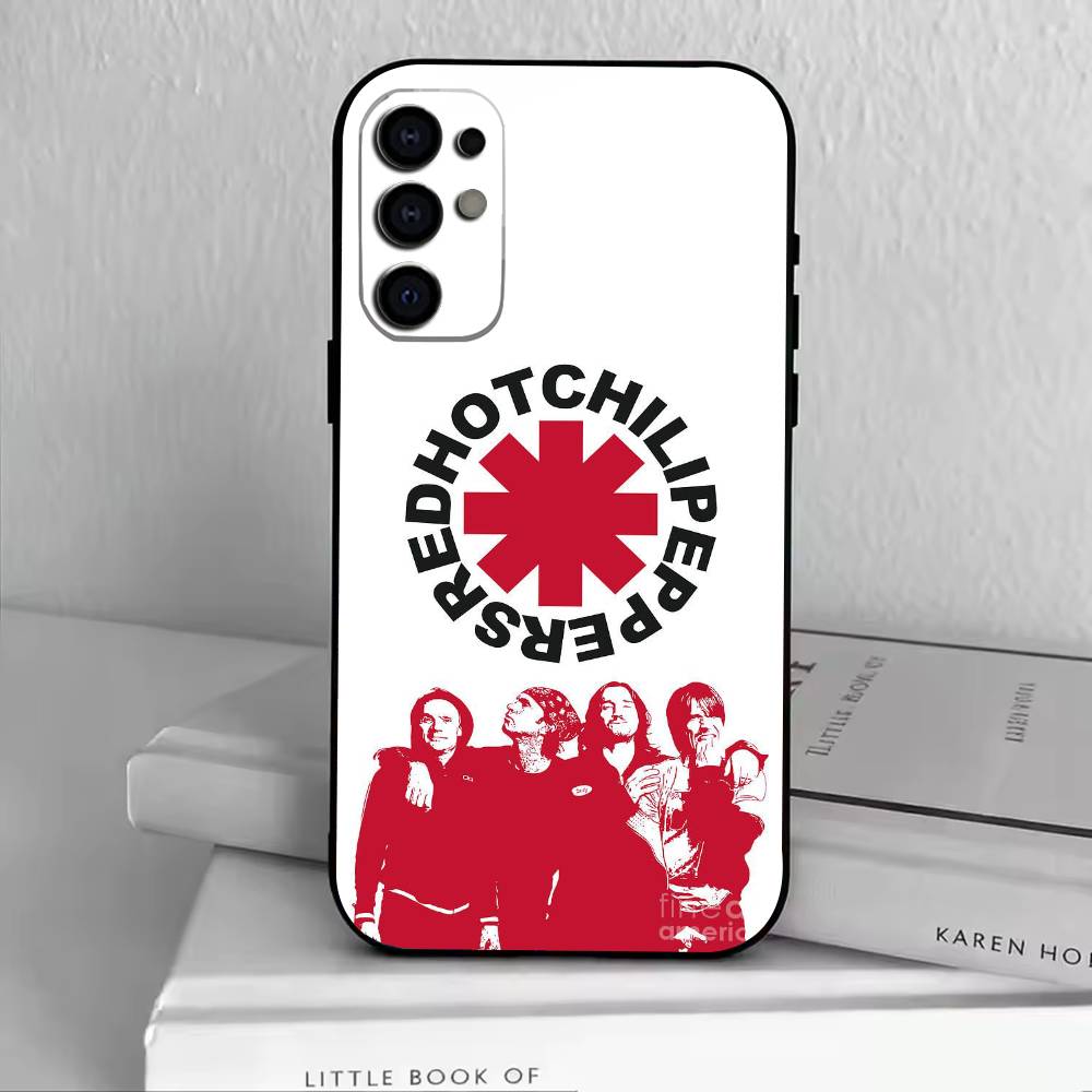 R-Red Hot Chili Peppers Чехол для телефона Черный Силиконовый Мягкий Для Samsung S25,S24,S21,S22,S23,S30,Ultra,S20,Plus,Fe,Lite