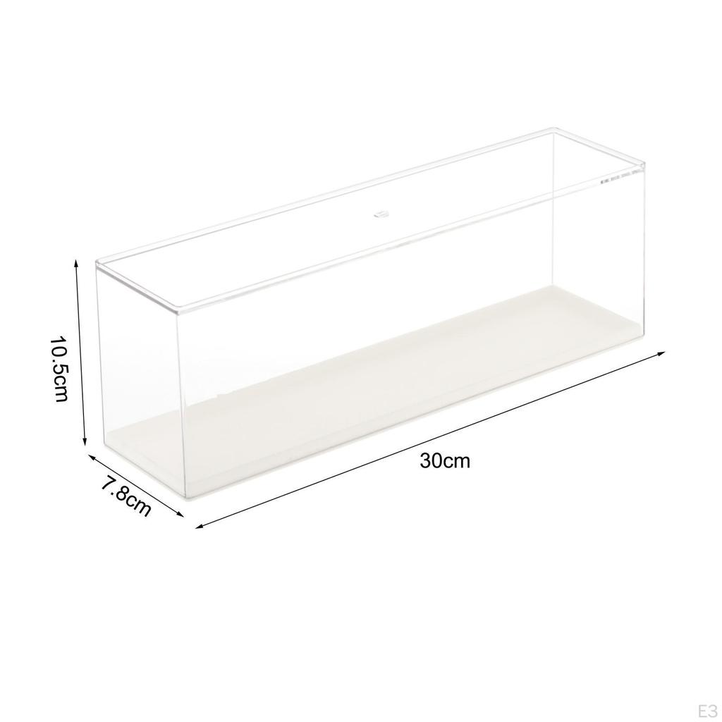 Clear Display Case Figure Storage, Stackable Storage Box, Showing Cabinet for Model,