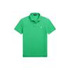 Polo Solid Color Logo Embroidered Casual Slim Fit Short Sleeve Polo Shirt Men Tops Green 710534735-363