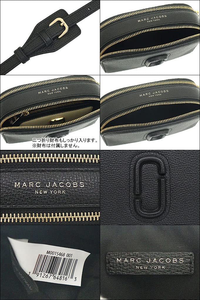 Bag M0015468 Black Shutter Leather Double J Logo Crossbody [Marc Jacobs] (Shoulder Bag) Women's [Brand] [Item]