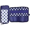 Concise Pen Case Velours Dot Navy 134176 Compact Design Durable Material Storage Solution