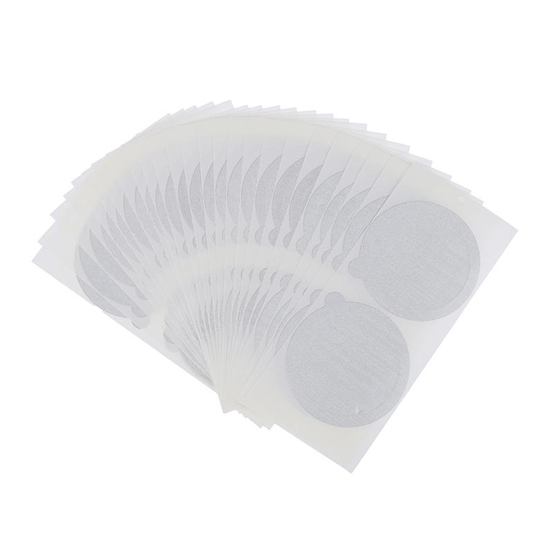 50PCS Disposable Refillable Coffee Capsule Lids - Aluminum Seals Stickers for Pods