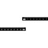 uxcell Measuring Ruler, Adhesive Workbench Ruler, 100cm, Left To Right Reading, Black